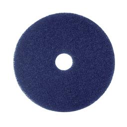 Blue heavy duty scrubbing floor pads 12"
