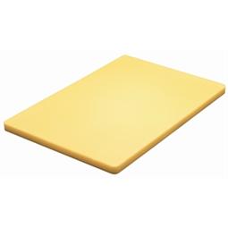 Hygiplas low density chopping board, yellow (cooked meat)