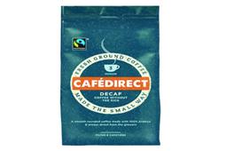 Cafedirect fairtrade organic medium roast ground decaffeinated coffee