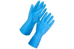 Household rubber gloves blue extra large