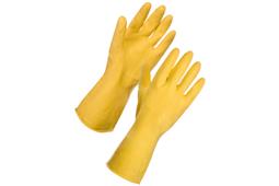 Shield household rubber gloves yellow large
