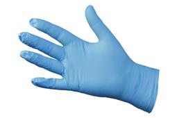 Nitrile powder free glove blue extra large