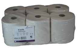Embossed roll towel 2 ply white 175M