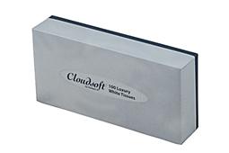 01 Cloudsoft dispenser pack white tissues - front