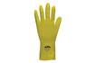 Optima (ENISO374-1:2016 Type A) mediumweight rubber glove 30cm yellow large 1 pa...