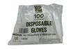 02 Polythene gloves non-sterile in poly dispenser clear medium.