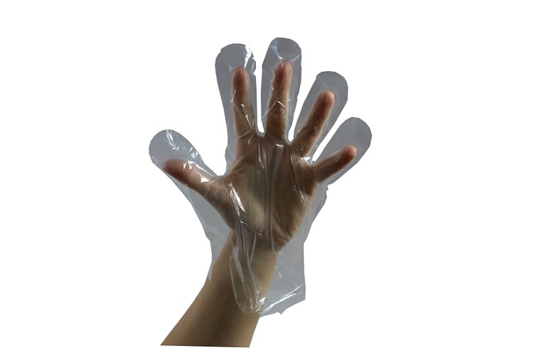 01 Premier polythene gloves one use clear