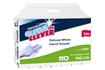 Clean and Clever V-fold hand towel 2 ply white handy pack