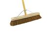 18" Natural coco soft broom complete with handle