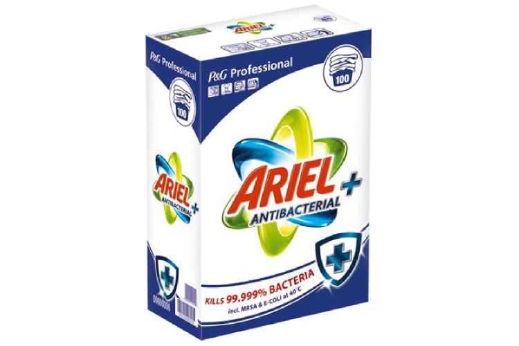 Ariel antibacterial laundry powder 100 wash