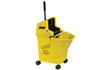 Ladybug mopping combo bucket complete with 2" castors yellow 9L