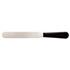 Palette knife with a straight flexible 8" stainless steel blade with a plastic handle