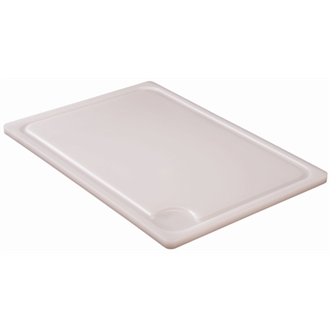 Hygiplas chopping board with groove and feet