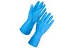 Household rubber gloves blue large