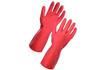 Shield household rubber gloves red large