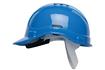 01 Vented safety helmet blue