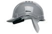 01 Vented safety helmet grey