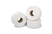 White 2 ply 76mm core mini jumbo toilet roll  6 x 250m