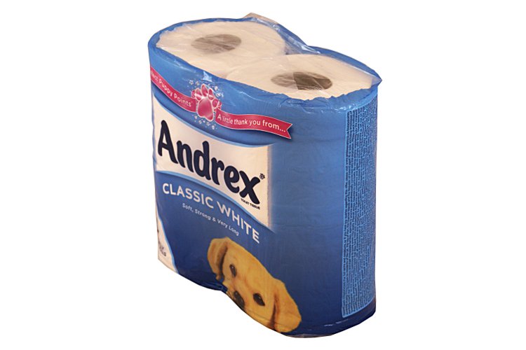 01 Andrex toilet tissue white