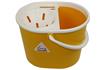 Lucy oval mop bucket complete with sieve yellow 7L