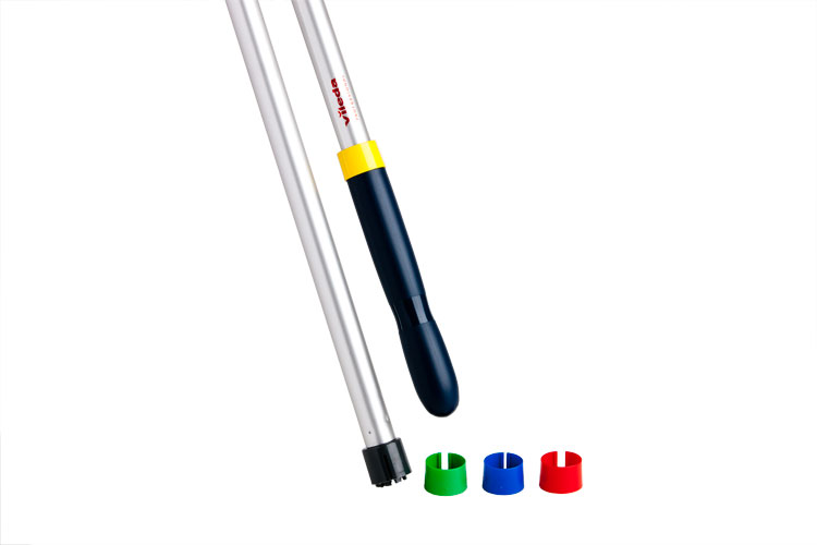 Mop Handle with colour inserts