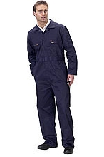 01 Super Click boiler suit navy blue 36" waist