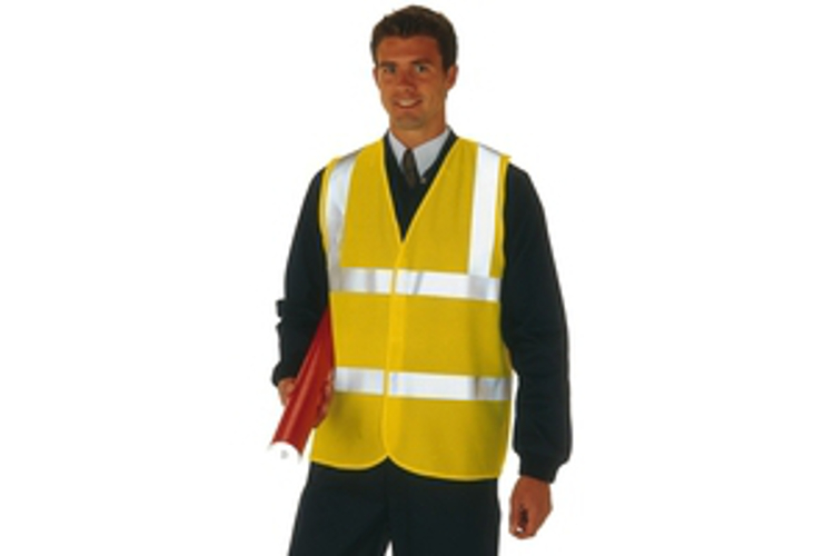 Proforce high visibility 2-band waistcoat class 2 yellow medium