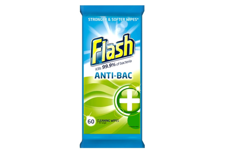 Flash strong weave anti-bacterial cleaning wipes