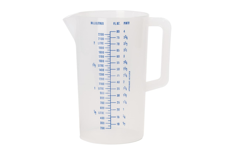 Measuring jug plastic 2.2L