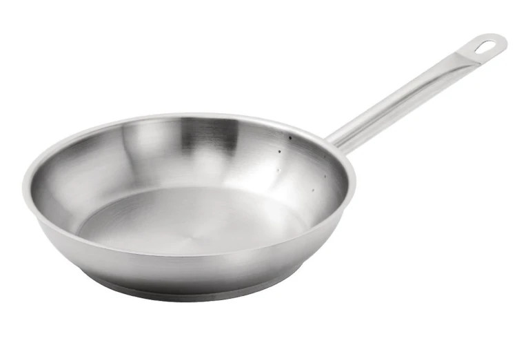 Vogue stainless steel induction frying pan 240mm
