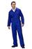 01 Regular poly cotton boilersuit royal blue size 44