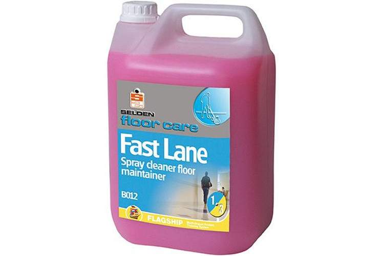 Fast lane spray cleaner floor maintainer