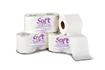 2. White 2 ply embossed softline toilet roll 320 sheets