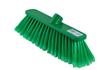 Deluxe broom head soft bristle green 12" (30cm).