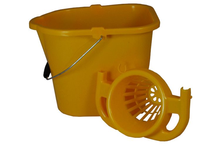Excel mop bucket and wringer yellow 14L