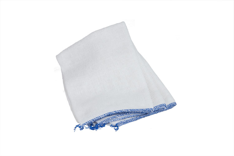 Stockinette dishcloth blue 12 x 16"