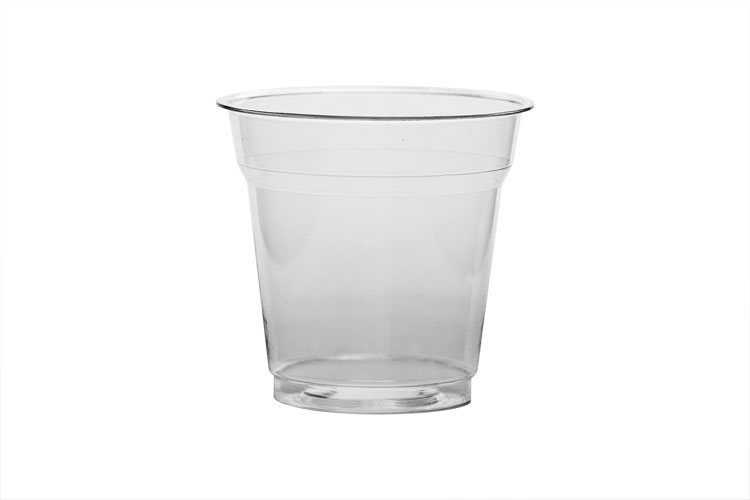 Short disposable glass